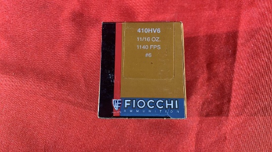 25rds Fiocchi HV 410ga 6 Shot