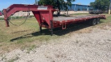 *1999 Bourg 28' Gooseneck FB Trailer w/Dovetail