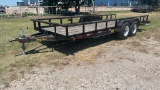 20' BigTex 12PI Bumper Pull 8 Lug w/Ramps BOS