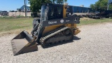 John Deere 325G Cab/Air Tracked Skid Steer, 250hrs