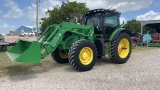 John Deere 6150R Cab/Air w/H340 Loader/Bucket