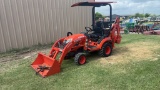 Kubota BX23S w/LA340 Loader/Bucket & BT603 Backhoe