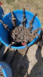 Bucket of Chains w/Hook (8)