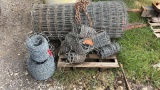 Pallet Lot of Barbed Wire and Fencing