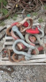 Pallet Lot of Clevis Hooks