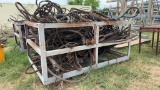 Huge Metal Rack Full of Wire Rope