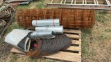 Pallet of Mesh and Metal Wire