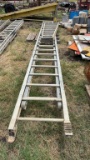 Lot of Extension Ladders
