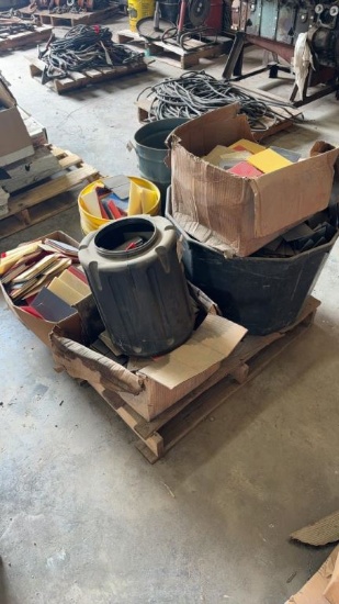Pallet of Plastic Shims for Construction