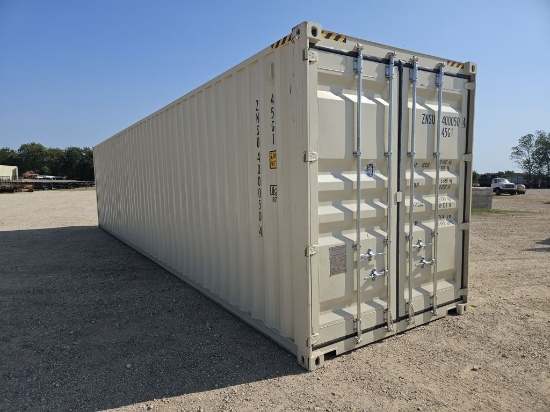 40' One Trip High Cube Shipping Container | Heavy Construction ...