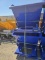 Lot of 2 NEW Dumpster Hoppers (Blue)