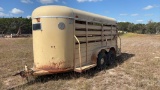 16' WW Cattle Trailer (Bill of Sale Only)