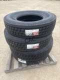 Lot of 4 NEW 11R22.5 LS751/16PR/M Semi Tires