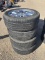 Lot of 4 Toyota Stock Wheels/Tires