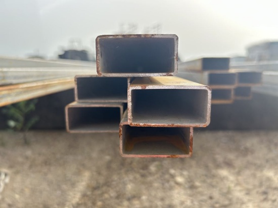 5pc 1"X2" Galvanized Square Tubing