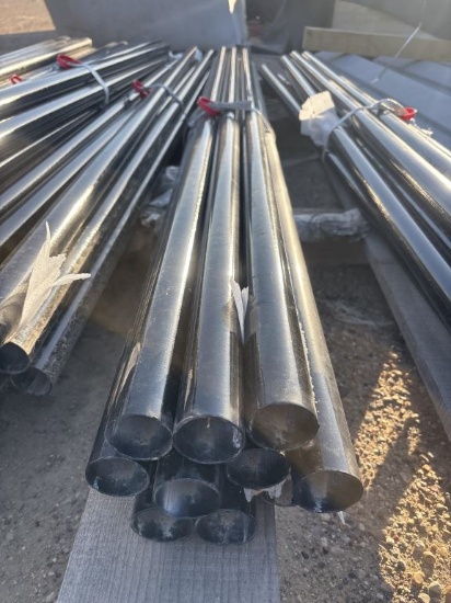 10pc 1-5/8 Powder Coated Inline Fence Post