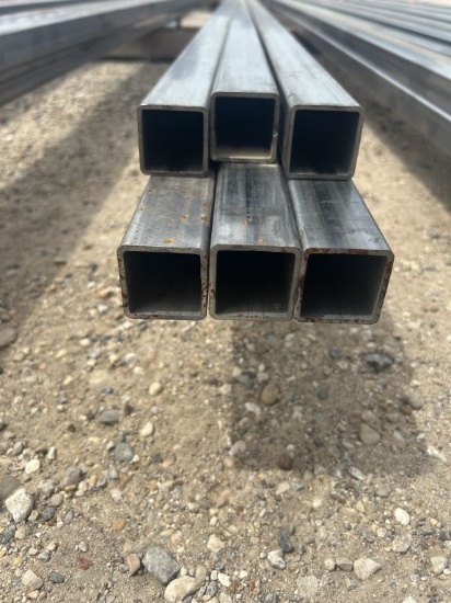 (6) 1 1/2"X1 1/2" 13ga Square Tubing