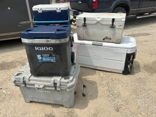 Lot of Assorted Coolers