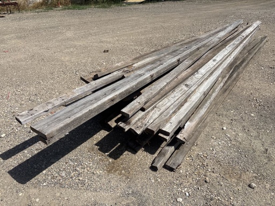 Lot of Assorted Size Used Lumber