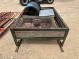 Metal Feed Box w/Misc Contents