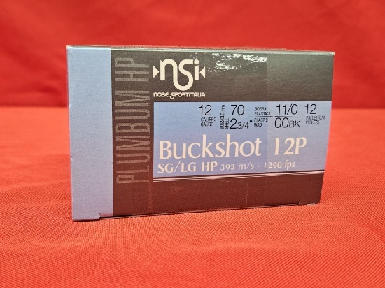 10rds NSI 12ga Buckshot 12 Pellet