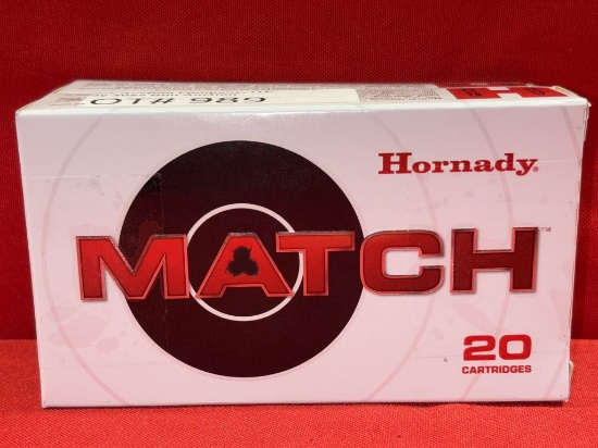 20rds Hornady Match 22 ARC 88gr ELD Match