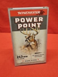 20rds Winchester Power Point .243Win 100gr