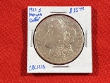 1921-S Morgan Silver Dollar in Sleeve