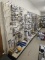 24' Section of Slatwall and Shelves (NO CONTENTS)