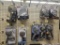 Box Lot of 9 NEW Assorted Handheld Shower Faucets