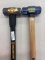 Lot of 2 NEW Assorted Sledge Hammers