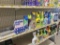 Shelf Lot of Cleaning Supplies