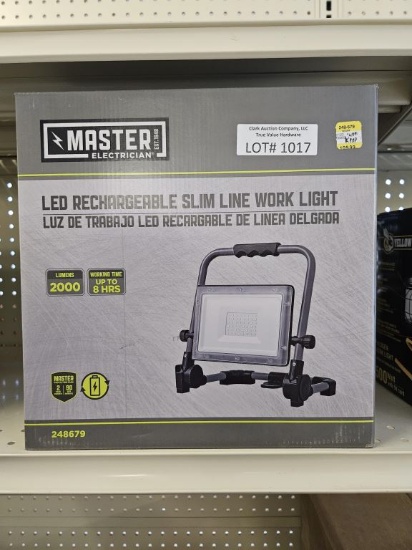 NEW Master Mechanic LED Rechargeable Work Light