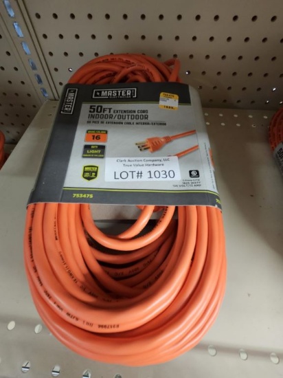NEW Master Mechanic 16ga 50' Extension Cord