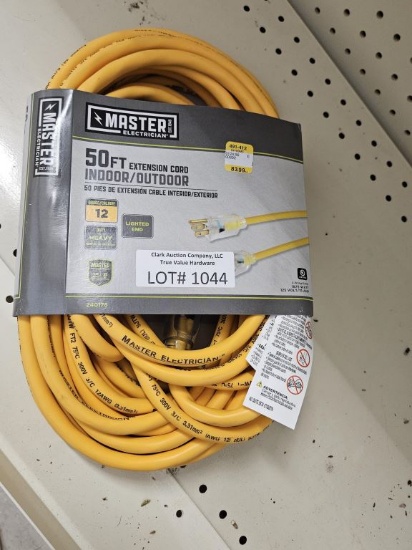 NEW Master Mechanic 50' 12ga Extension Cord