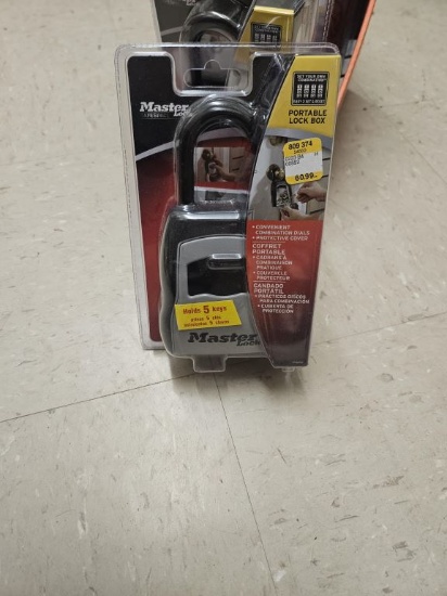 Lot of 6 NEW Master Portable Lock Boxes