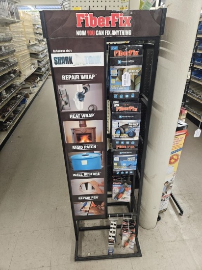 Lot of NEW FiberFix Items with Display