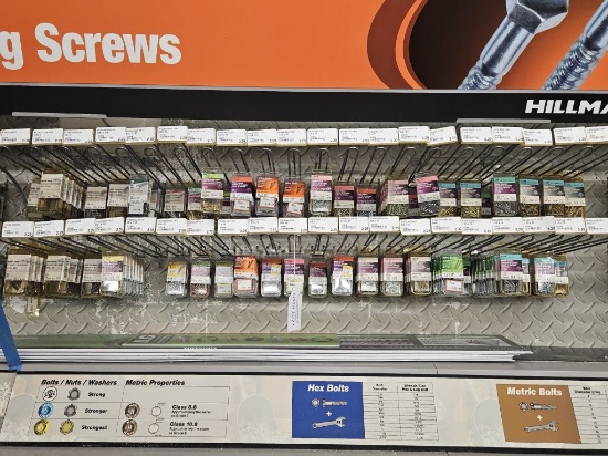 Section of NEW Screws and Hardware