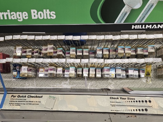 Section of NEW Screws and Hardware