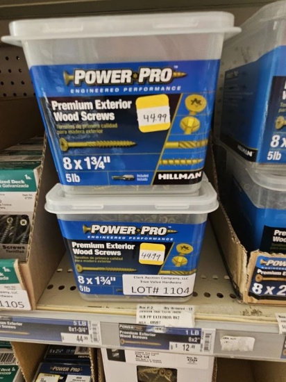 Lot of 2 Boxes of Premium Exterior Screws 5lb