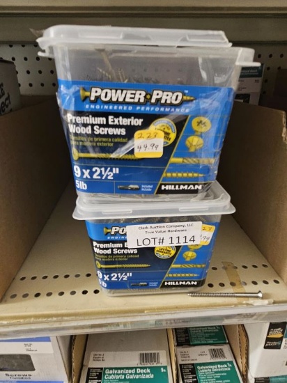 Lot of 2 Boxes of Premium Exterior Screws 5lb