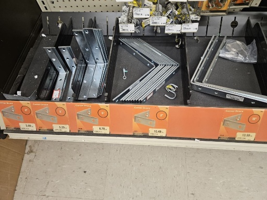 Section of NEW Assorted Gate/Fence Hardware