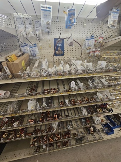 Section of NEW Assorted Plumbing Fittings