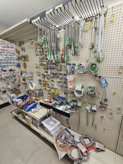 Section of NEW Assorted Plumbing Parts