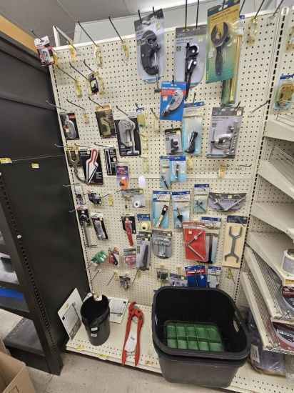 Section of NEW Assorted Plumbing Parts/Tools