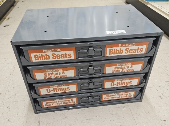 Metal 4 Drawer Box with Parts