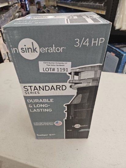 NEW Insinkerator 3/4" Garbage Disposal