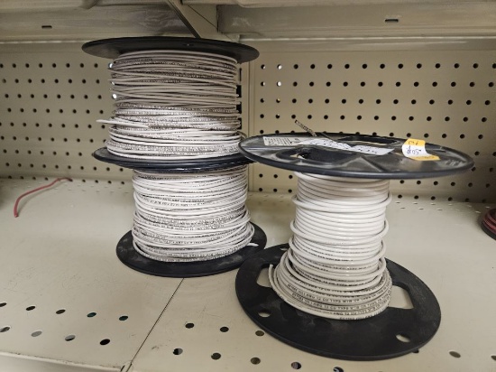 Lot of 3 Rolls of Assorted 12ga and 14ga Wire