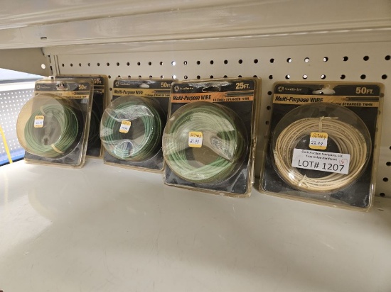 Shelf Lot of NEW Multi Purpose Wire