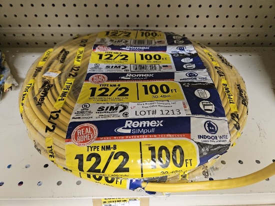 New Roll of 100' Romex Type NM-B 12/2